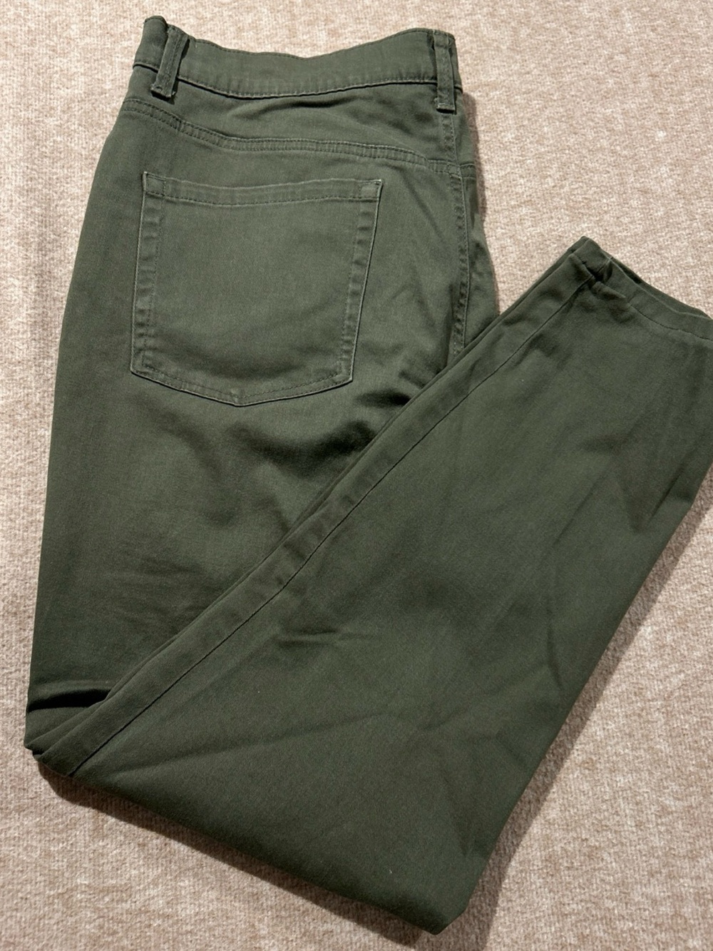 Gloria Vanderbilt Jeans Women’s Size 16 Olive Green Plus Size Amanda - Picture 6 of 6